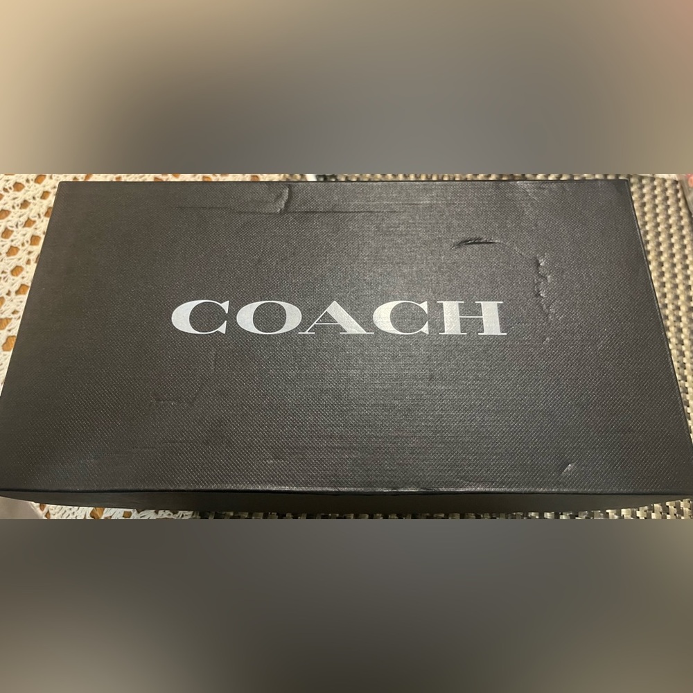 *Brand New* Coach Flat 8 Moira Sig Jacq Loafe black/coal